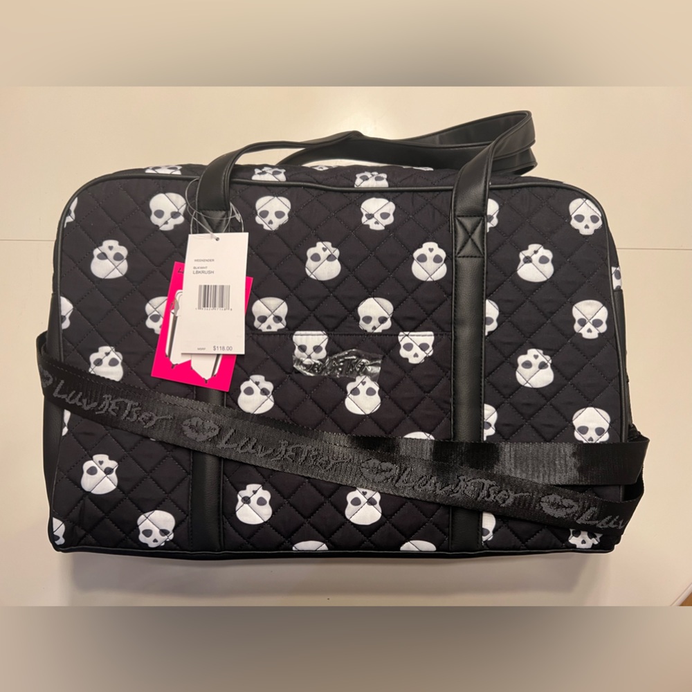 Betsey Johnson Skull Weekender